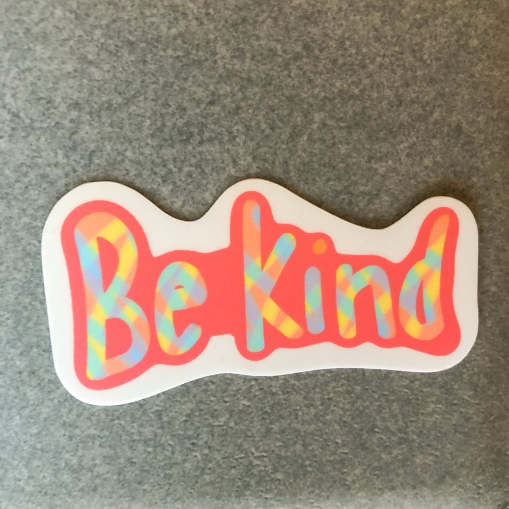 Be Kind Sticker, Bright Neon Sticker - Picture 2 of 4